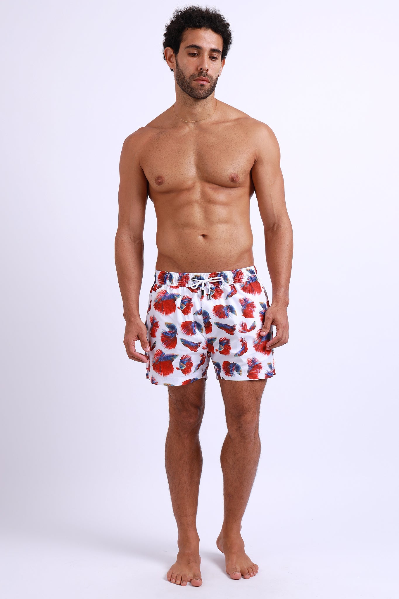 SURF Swim Shorts (Siam Fish Ember) PARISSARA