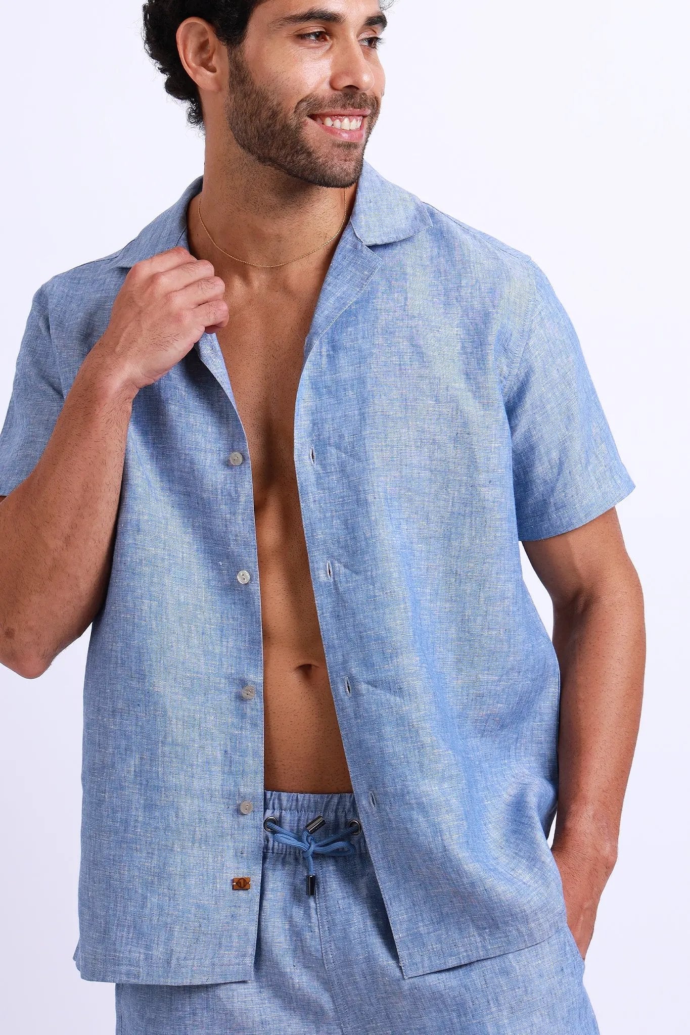 LAGOON Linen Shirt PARISSARA