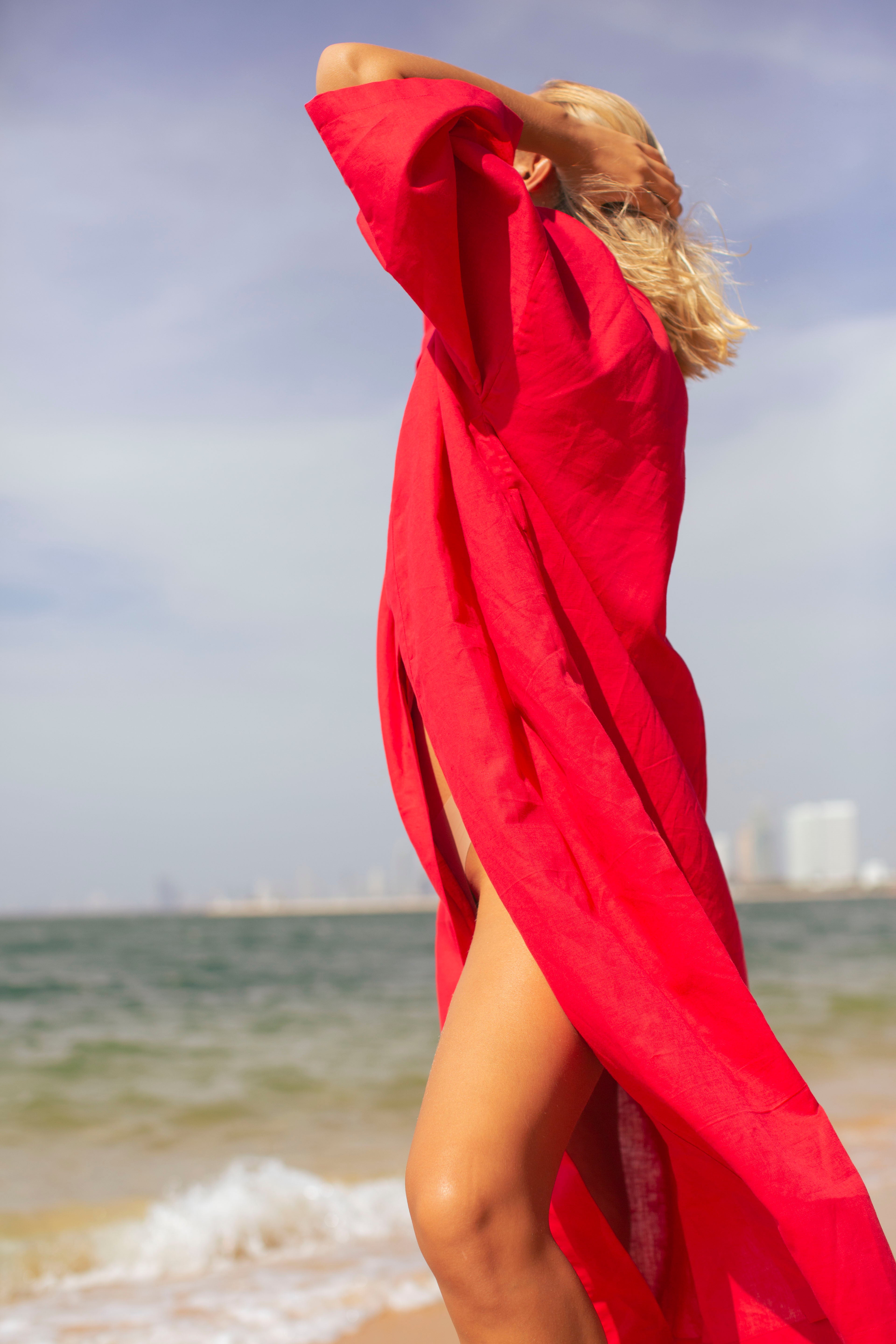 Lilia Robe Red Hot PARISSARA