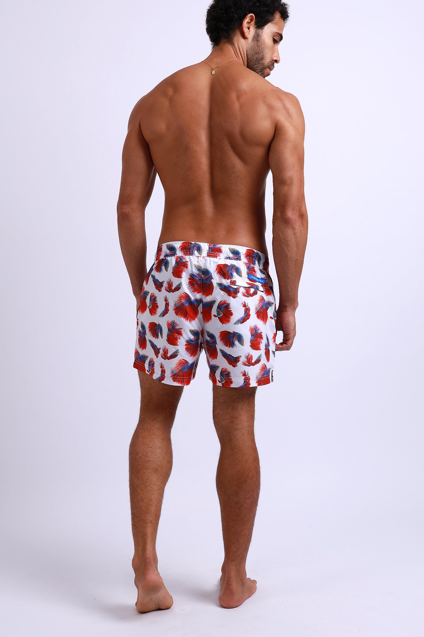 SURF Swim Shorts (Siam Fish Ember) PARISSARA