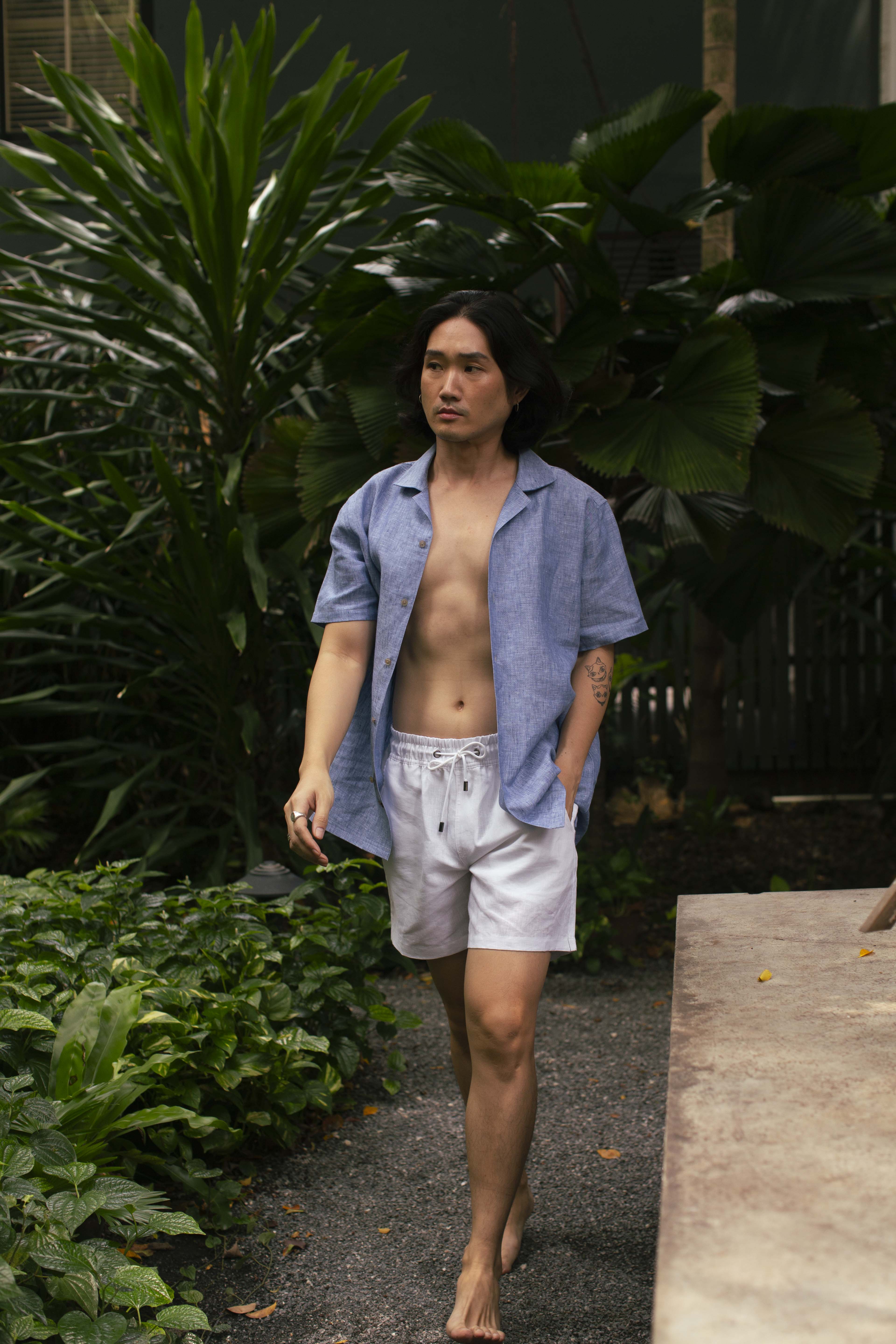 VOYAGE Linen Shorts PARISSARA